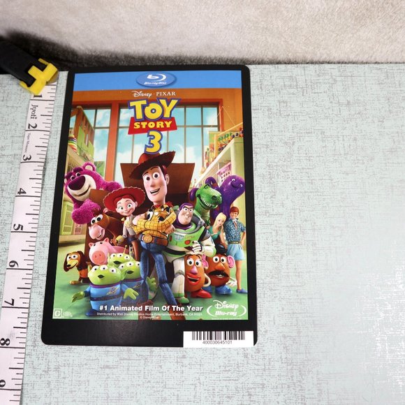Toy Story 3 BLOCKBUSTER VIDEO BLURAY BACKER CARD 5"X8" NO MOVIE Pixar Disney - Picture 4 of 8